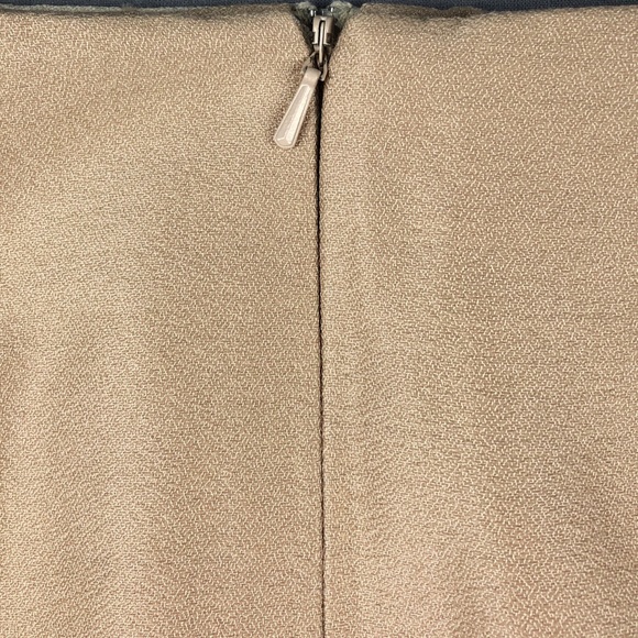 Richard Nicoll Beige & Tan Two-Tone Pencil Skirt Size US 6 - Picture 8 of 8